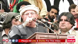 Mehmood Khan Achakzai Blasting Speech To Grand Opposition Alliance Jalsa In Pasheen.