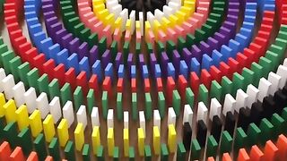 dominoes fall in succession