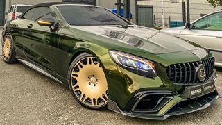 CUSTOM BRABUS S63 AMG CABRIOLET! Crazy Brabus SOUND + Conversion