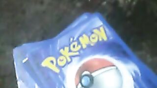 Pokemon card unboxiog