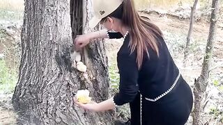 Peacock attack on the girl????#febspot #funny