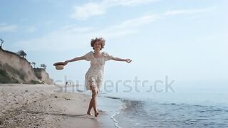 girl happy