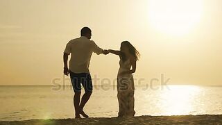 photo His silhouette For a couple