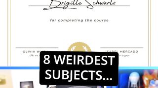 8 weirdest subjects