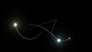 Simulation of the 3 body problem