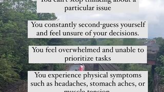 Signs that you are Overthinking