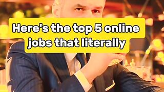 Here's the top 5 online Jobs that literally pays well