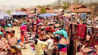 Fair markets in the mountains in Vietnam