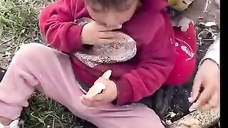 غزة وجوع الأطفال