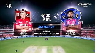 Ipl match highlight Punjab kings Vs Rajasthan Royal