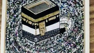 Allah house Khana kaba painting ????️????
