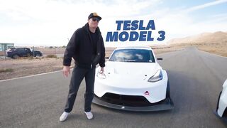 WORLDS FASTEST TESLA VS PORSCHE GT3
