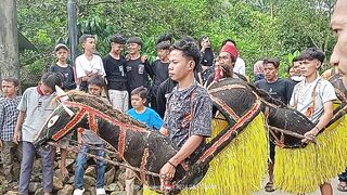 cultural arts entertainment in Indonesia, the braided horse