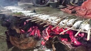 grilled fish for a family meal