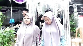 Muslim wedding in viilage, Indonesia village