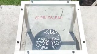 Such a strong glass, but it also broke. Watch the full video