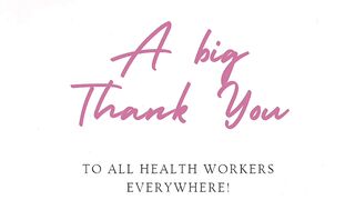 Abigail thanks for health workers