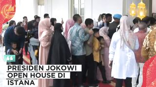 PRESIDEN JOKOWI OOEN HOUSE DI ISTANA - LEBARAN KE-1 2024/1445 H