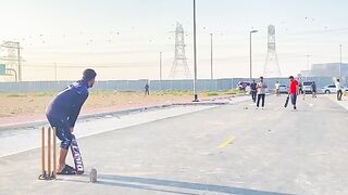 Cricket match with friends