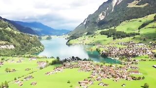 "Swiss Serenity: A Stunning 4K UHD Journey Over Switzerland with Relaxing Music"