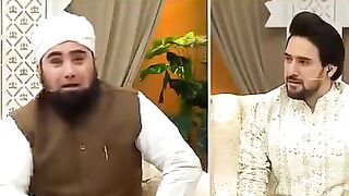 Maulana Azad Jameel could not control his emotions after listening to the caller