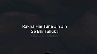 dhoka Zindagi ko tabha kar deta hay