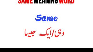 Equivalent Words for "Same Meaning" #shorts #learnenglish #vocabulary #conversation