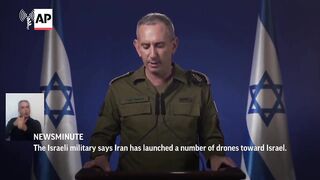 Iran launches missiles and drones at Israel _ AP Top Stories.