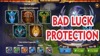 How to know chance to get the next guaranteed totem fragment #herowars
