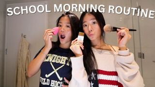 COPYING my little sister's SCHOOL MORNING ROUTINE!!!