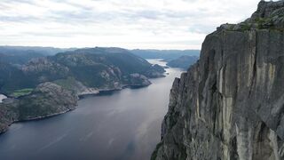 Amazing natural drone view