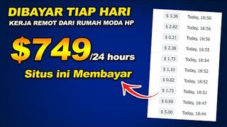 MAKE MONEY ONLINE : Cara menghasilkan Uang dari Internet - Kerja Remot dari rumah Dibayar Dolar tiap Hari.