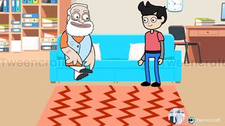 Teacher and student funny talk