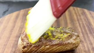 lamb loin with eggplant puree