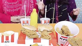 Flip the bottle and eat kfc ????