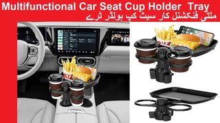 Multifunctional Car Food Eating Tray with 360