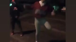 Casual C Walk while Double Dutching