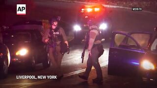 Police_ officer, sheriff's deputy and suspect killed in upstate New York shootout.