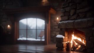 Room with Fireplace