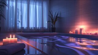 Relax while bathing in a romantic atmosphere