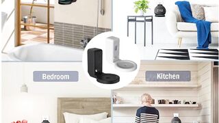 Outlet Wall Mount Bracket Holder for Echo Dot 3rd/4th Gen With Storage Cable
