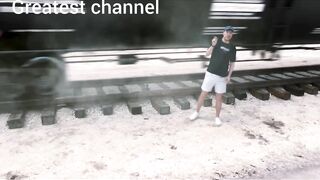Train Vs Giant Pit