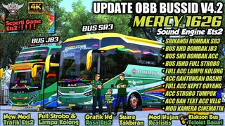 OBB BUSSID V4.2 TERBARU MERCY OH1626 Grafik Hd, Sound Ets2, Full Rombak Bus | Bus Simulator Id
