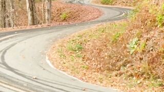 Beautiful road in the hills