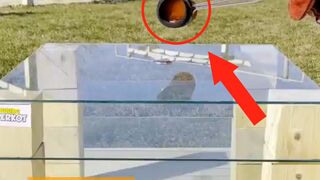 Lava Vs Bullet Proof Glass