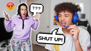 Telling My Girlfriend To SHUT UP To See Her Reaction.. *NEVER AGAIN*