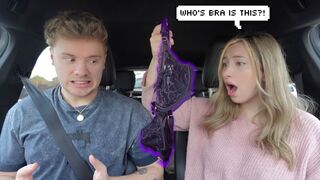 My girlfriend finds ANOTHER  BRA in our car PRANK *I DIDN’T EXPECT HER TO DO THIS*