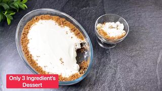 Delicious 10 minutes Dessert Recipes |  low Cost  Recipe | Only 3 Ingredients by Huma in the kitchen