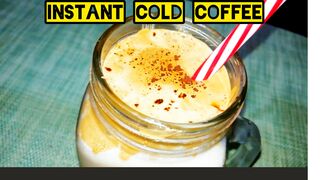 Instant yummy cold coffee recipe ready in 10 minutes