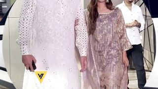 Arbaz khan and his wife at Eid party